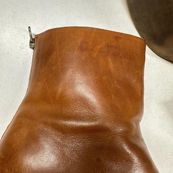 Korks by Kork Ease Violet Tan Leather Bootie Womens Size 9.5 - Picture 3 of 15